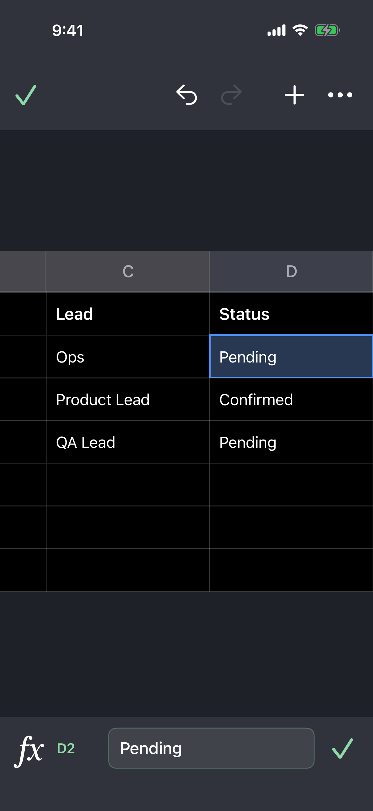 CloudSheets app