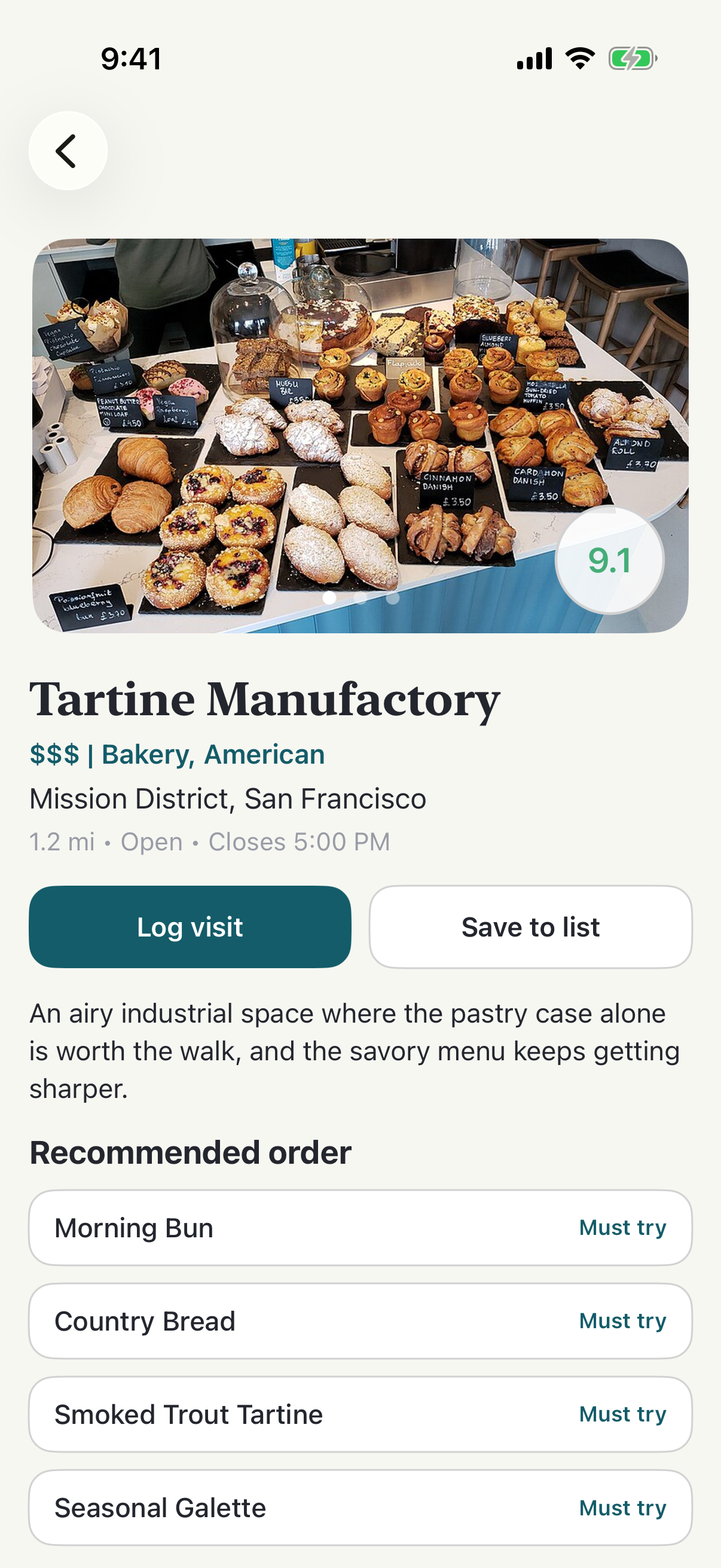 TasteRank app