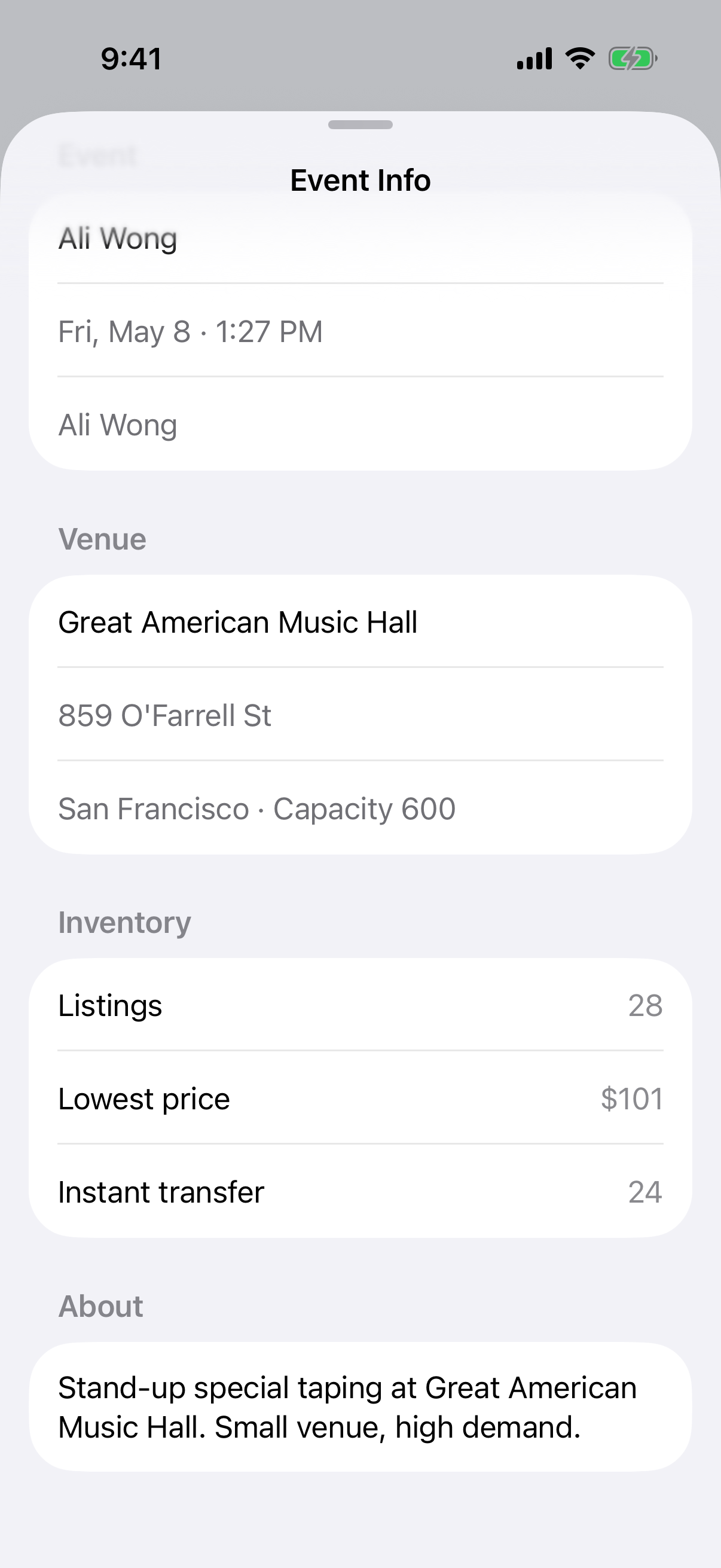 TicketBox app